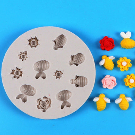Honeycomb Block Textured Silicone Mold Bee Fondant Chocolate Cake Mold, Mk-2019 Light Gray, Mk-2340 Light Gray, Mk-2373 Pink, Mk-2373 Light Gray - DealBuddy