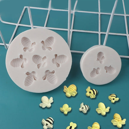 Little Bee Silicone Mold Fondant Chocolate Cake Mold, Mk-3171 Pink, Mk-3171 Light Gray, Mk-3172 Pink, Mk-3172 Light Gray - DealBuddy