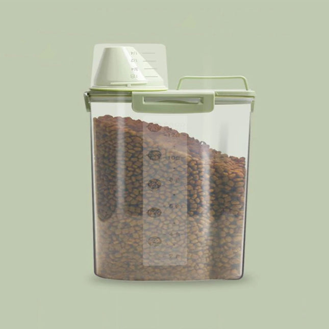 Pet Food Storage Bucket 4 Snap Dog Food Moisture Proof Sealed Storage Tank, 1.5L, 2.5L - DealBuddy