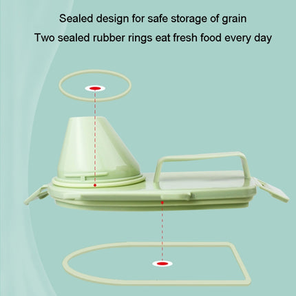 Pet Food Storage Bucket 4 Snap Dog Food Moisture Proof Sealed Storage Tank, 1.5L, 2.5L - DealBuddy