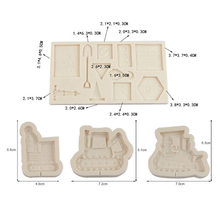 Cartoon Construction Site Tools Engineering Car Cake Decoration Molds, MK-3055 (Pink), MK-3055 (Light Gray), MK-3056 (Pink), MK-3056 (Light Gray), MK-3057 (Pink), MK-3057 (Light Gray), MK-3058 (Pink), MK-3058 (Light Gray) - DealBuddy
