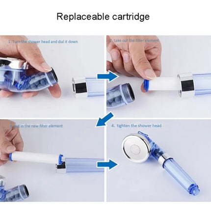 5pcs Water Purification Filter Showerhead PP Cotton Filter Cartridge