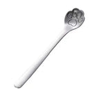 Stainless Steel Coffee Stirring Spoon Ice Cream Cartoon Cat Paw Spoon