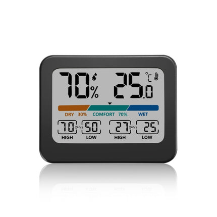 Indoor Temperature And Humidity Monitor LCD Digital Thermometer Hygrometer Weather Station - DealBuddy