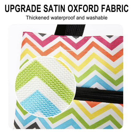 2 In 1  Oxford Cloth Shopping Bag Foldable Shopping Trolley Cart