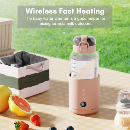 300ml Wireless Instant Water Warmer Electric Kettle for Baby Formula With 5200 mAh Battery Capacity, 300ml  5200 mAh (White), 300ml 5200 mAh (Pink), 300ml  5200 mAh (Blue)