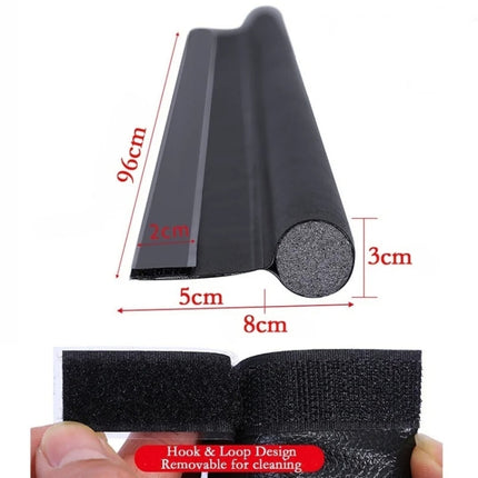 Door Bottom Seal Strip Door Seam Soundproof Windproof Sticker Door Foot Down Gap Self-Adhesive Blocking Strip