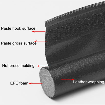 Door Bottom Seal Strip Door Seam Soundproof Windproof Sticker Door Foot Down Gap Self-Adhesive Blocking Strip