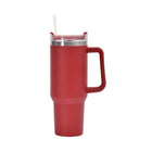 40oz Car Cup Double-Layer Vacuum Cup With Straw Handle Stainless Steel Thermos Cup - DealBuddy