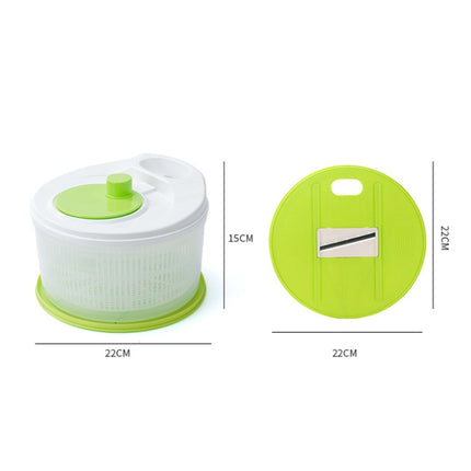 Multifunctional Vegetable Dehydrator Large Capacity Kitchen Drain Basket Household Grater Slicer