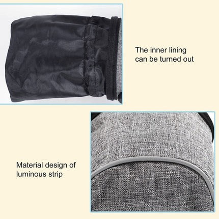 LDLC Outdoor Pet Snack Bag Oxford Cloth Reflective Dog Training Bag, Light Pink, Light Grey, Denim Blue - DealBuddy