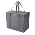 Non-Woven Bento Aluminum Foil Thermal Bag Takeaway Lunch Bag With Bottom Plate, 41x26x33cm - DealBuddy
