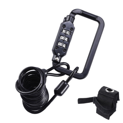 Universal Safety Code Wire Rope Helmet Lock for Motorcycles Bicycles - DealBuddy