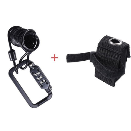 Universal Safety Code Wire Rope Helmet Lock for Motorcycles Bicycles - DealBuddy