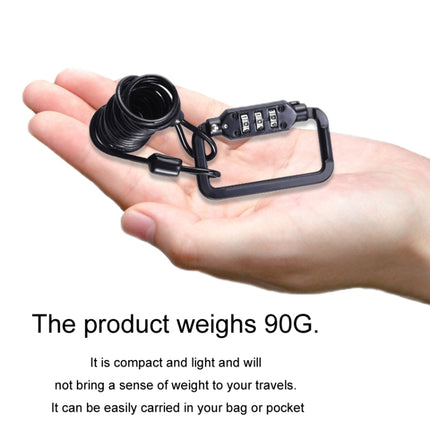 Universal Safety Code Wire Rope Helmet Lock for Motorcycles Bicycles - DealBuddy