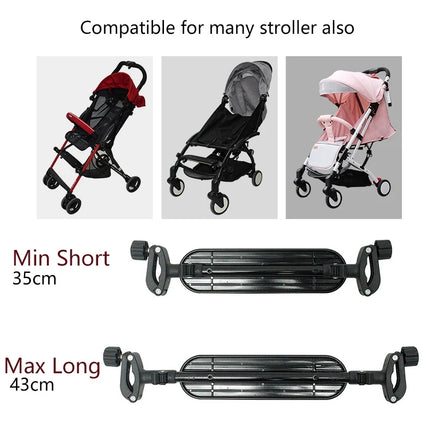 Baby Stroller Accessories Adjustable Pedal Footrest Highchair Footboard