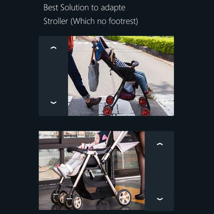 Baby Stroller Accessories Adjustable Pedal Footrest Highchair Footboard