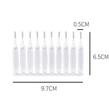 10pcs /Pack Multifunctional Shower Hole Cleaning Brush Anti-Blocking Bath Faucet Washing Tool