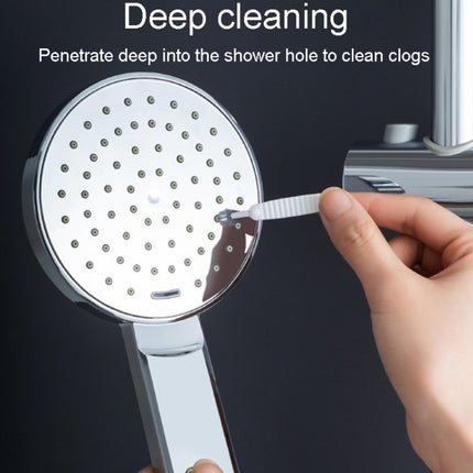 10pcs /Pack Multifunctional Shower Hole Cleaning Brush Anti-Blocking Bath Faucet Washing Tool