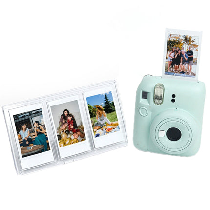 For Polaroid Mini Vertical Three-square PC Transparent Photo Frame