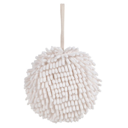 Chenille Hand Wipe Ball Large Hanging Bathroom Quick Dry Hand Towel Kitchen Rag Wipe Handkerchief