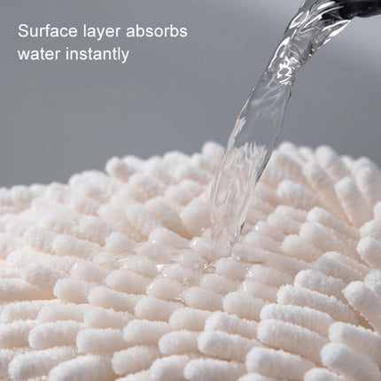 Chenille Hand Wipe Ball Large Hanging Bathroom Quick Dry Hand Towel Kitchen Rag Wipe Handkerchief