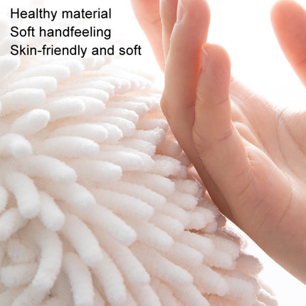 Chenille Hand Wipe Ball Large Hanging Bathroom Quick Dry Hand Towel Kitchen Rag Wipe Handkerchief