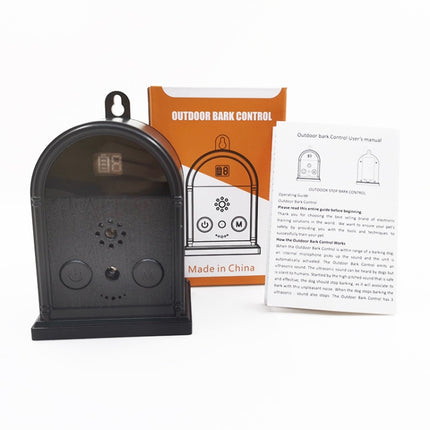 Outdoor Digital Display Adjustable Ultrasonic Bark Stopper Portable Pet Trainer, CSB-21 - DealBuddy