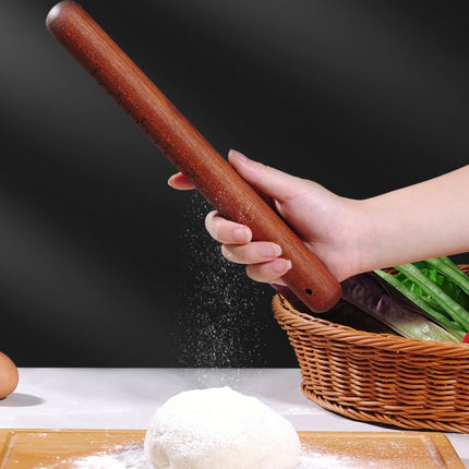 Home Wooden Rolling Pin Nonstick Red Sandalwood Rolling Stick, 25x3cm, 30x3cm, 40x3cm, 30x3.6cm, 40x3.6cm, 50x3.6cm - DealBuddy