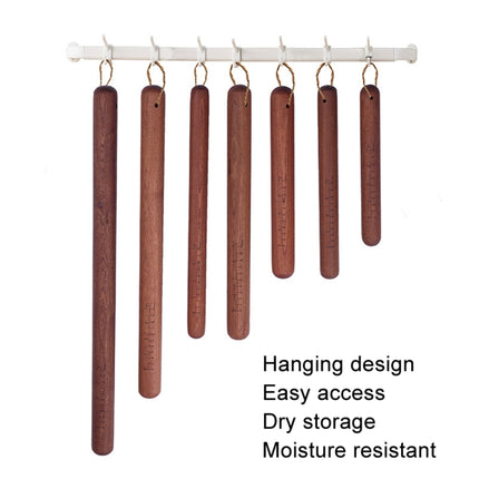 Home Wooden Rolling Pin Nonstick Red Sandalwood Rolling Stick, 25x3cm, 30x3cm, 40x3cm, 30x3.6cm, 40x3.6cm, 50x3.6cm - DealBuddy