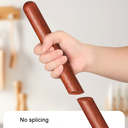 Home Wooden Rolling Pin Nonstick Red Sandalwood Rolling Stick, 25x3cm, 30x3cm, 40x3cm, 30x3.6cm, 40x3.6cm, 50x3.6cm - DealBuddy