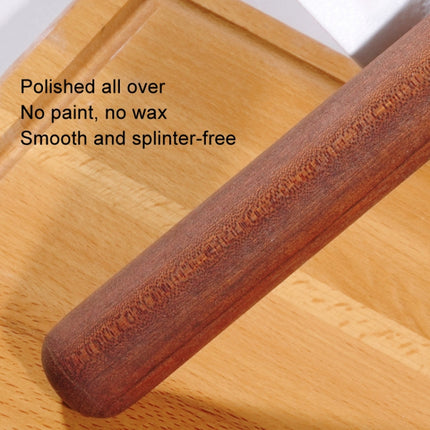 Home Wooden Rolling Pin Nonstick Red Sandalwood Rolling Stick, 25x3cm, 30x3cm, 40x3cm, 30x3.6cm, 40x3.6cm, 50x3.6cm - DealBuddy