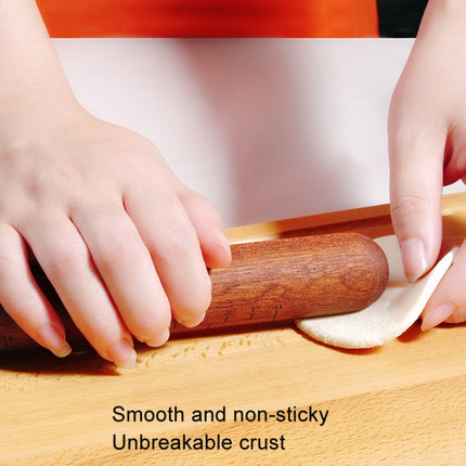 Home Wooden Rolling Pin Nonstick Red Sandalwood Rolling Stick, 25x3cm, 30x3cm, 40x3cm, 30x3.6cm, 40x3.6cm, 50x3.6cm - DealBuddy