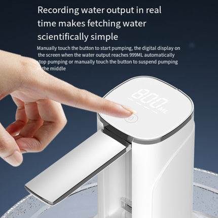 Digital Display Foldable Water Bottle Pump Electric Water Dispenser - DealBuddy