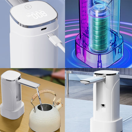Digital Display Foldable Water Bottle Pump Electric Water Dispenser - DealBuddy