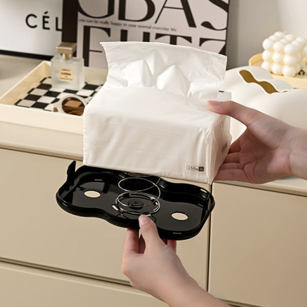 Cloud Tissue Box Tabletop Cream Style Wall Hanging Plastic Napkins Holder