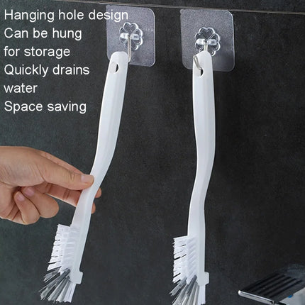 3pcs Cup Brush Cleaning Crayfish Brush Long Handle Hard Hair Multi-Function Cleaning Brush