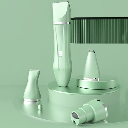 Multifunctional Pet Electric Shaver Cat And Dog Hair Clipper, 2-in-1 Green, 2-in-1 White, 3-in-1 Green, 3-in-1 White, 4-in-1 Green, 4-in-1 White - DealBuddy