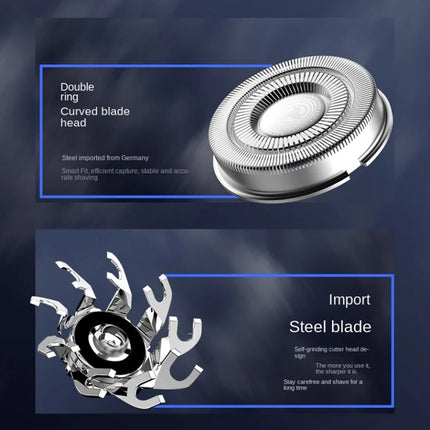 Double-head Mini Magnetic Shaver Portable Men Electric Shaver - DealBuddy