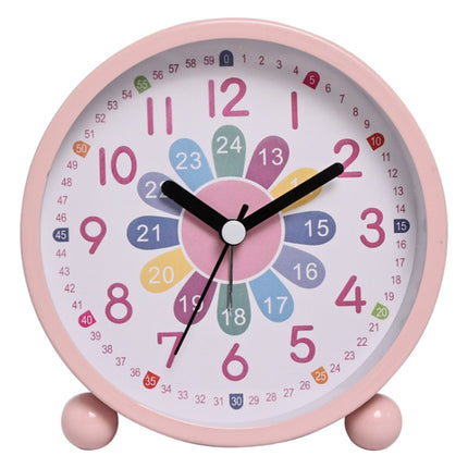 Children Educational Alarm Clock Desktop Mute Small Clock With Night Light