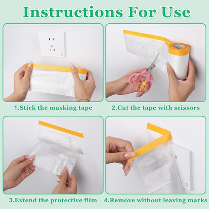 Furniture Wall Decoration Dustproof Masking Film Car Protective Film