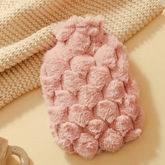 Imitation Rabbit Fur Water-filled PVC Explosion-proof Hot Water Bag for Cold / Hot Compresses - DealBuddy
