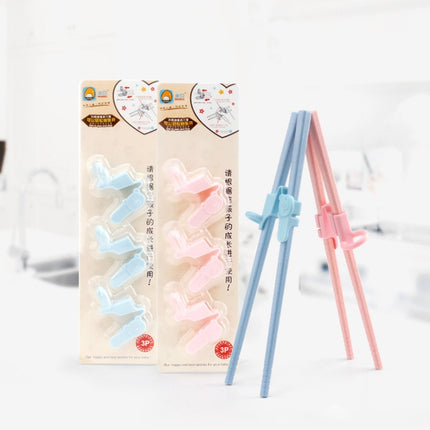 3pcs/set Children Chopstick Grip Corrector Non-slip Practice Chopsticks Finger Cots - DealBuddy