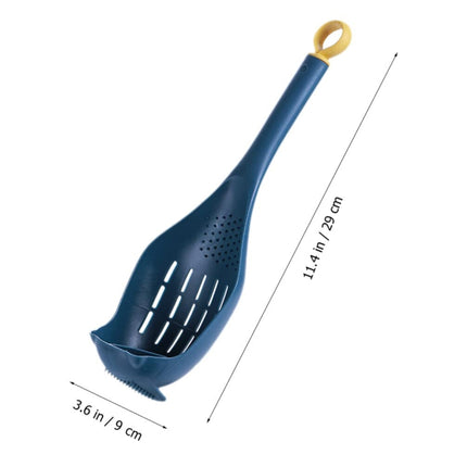 Multifunctional Garlic Press Filter Slotted Spoon Baby Food Grinding Tools - DealBuddy