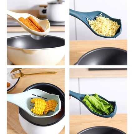 Multifunctional Garlic Press Filter Slotted Spoon Baby Food Grinding Tools - DealBuddy