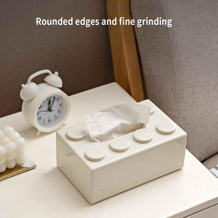 Multifunctional Cartoon Building Block Tissue Storage Box Living Room Coffee Table Decorations