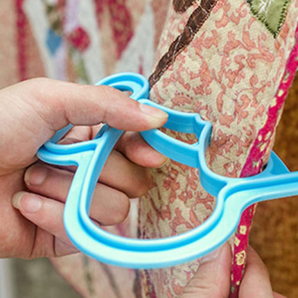 2pcs /Pack Quilt Clip Large Windproof Anti-skid Plastic Household Duvet Bedspread Drying Rack Home Supplies