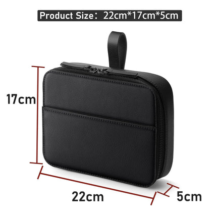 PU Leather Watch Strap Organizer Box For Apple Watch Band  Travel Storage Case, PU Leather Black, PU Leather Brown - DealBuddy