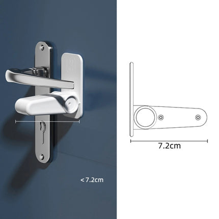 Children Safe Lock Door Handle Fixed Anti-Opening Lock