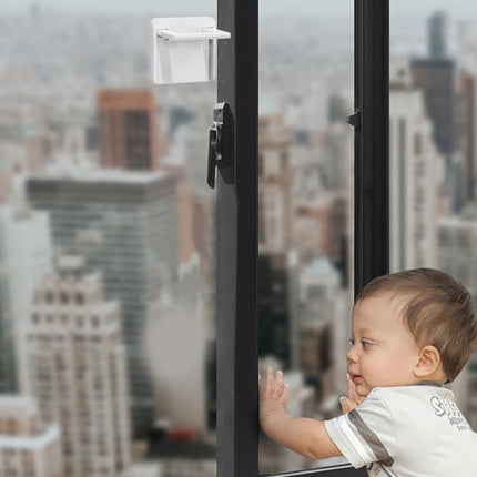 Children Protective Window Lock Flat Movement Doors Drawers Lock Cabinet Door Handle